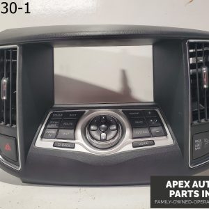 OEM 2010 Nissan Maxima 3.5L Center Dash Bezel Trim Radio Climate Control Black
