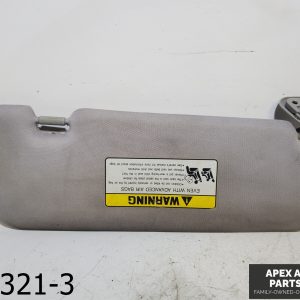 OEM 2011-2013 Hyundai Sonata 2.0L DRIVER SIDE GRAY SUN VISOR