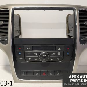 OEM 2011-2013 Jeep Grand Cherokee 3.6L RADIO BEZEL DASH TRIM CLIMATE CONTROLS