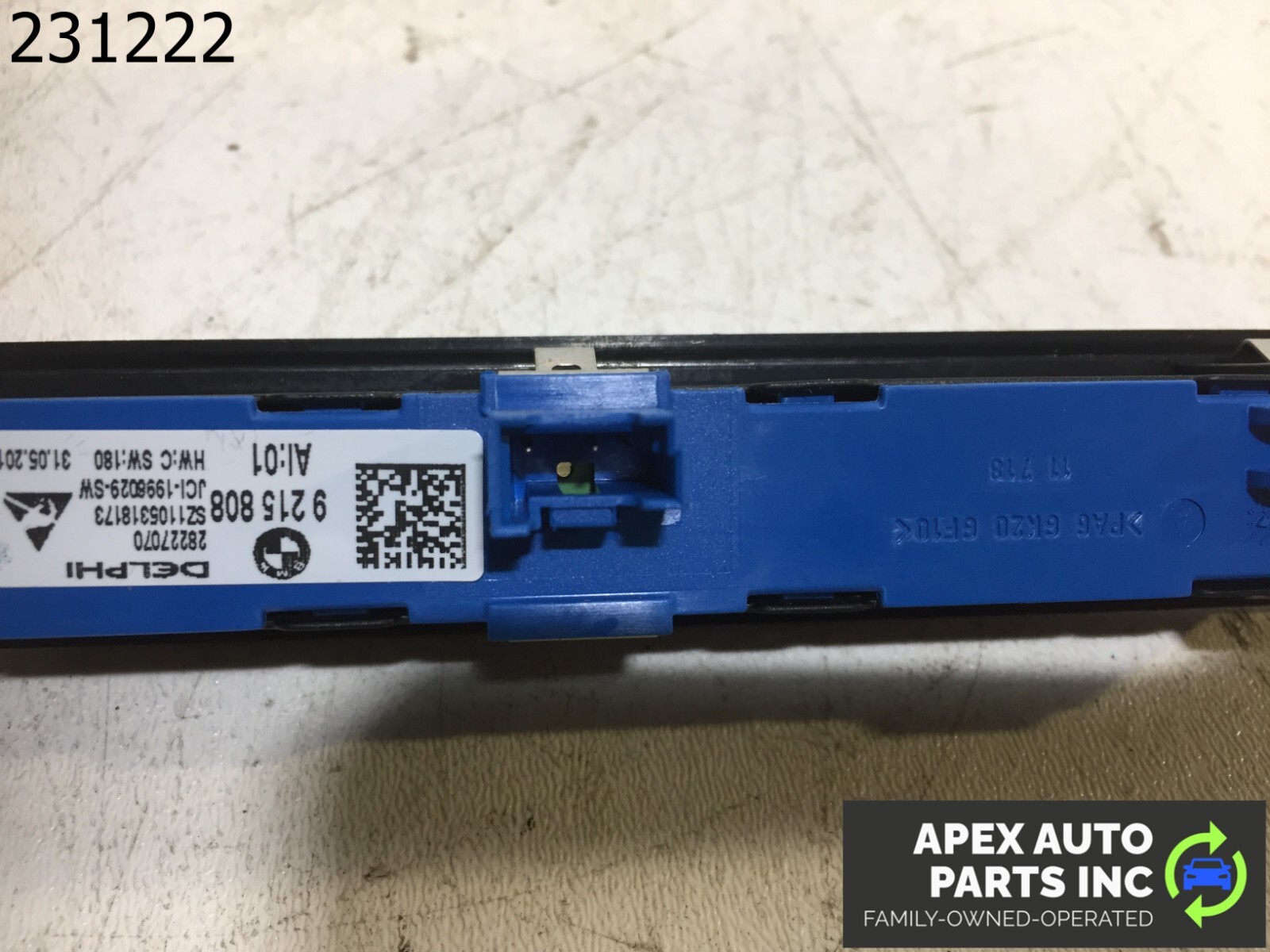 OEM 2011 BMW 550i Front Right Passenger Seat Memory Control Switch Panel - Image 8