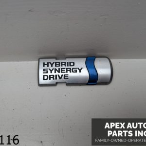OEM 2011 Toyota Prius 1.8L Hybrid Synergy drive emblem