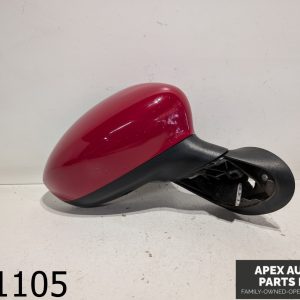 OEM 2012 Fiat 500 POP 1.4L Passenger Right Power Side Rear View Mirror Red
