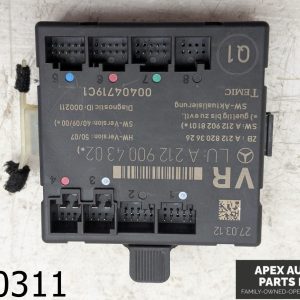 OEM 2012 Mercedes C300 3.0L Front Right Door Control Module