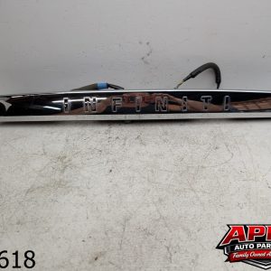 OEM 2013 Infiniti JX35 3.5L Trunk Tailgate Chrome Strip Trim W Camera