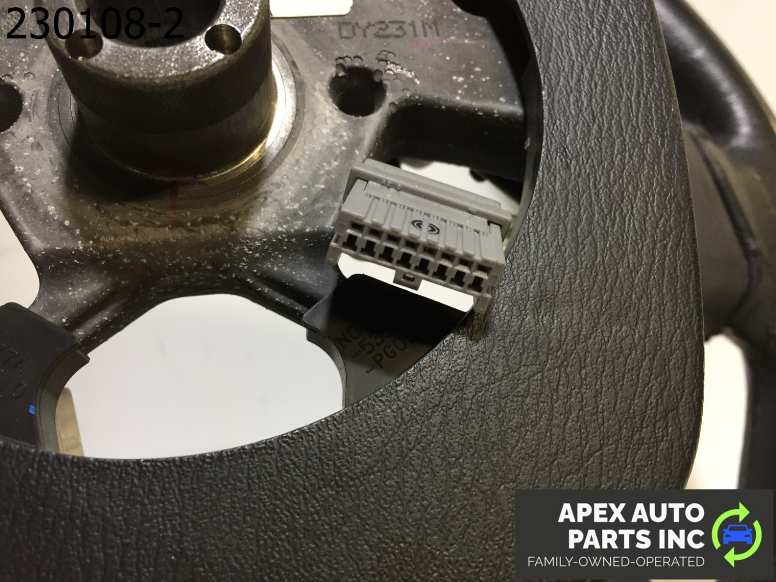 OEM 2014 Infiniti QX60 FRONT LEFT DRIVER STEERING WHEEL LEATHER BLACK - Image 9