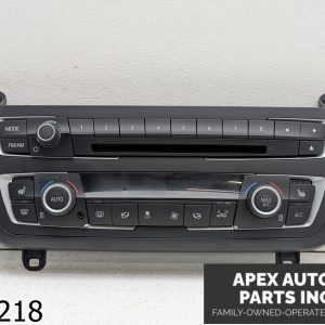 OEM 2015 BMW 328i 2.0L HVAC HEATER A/C AUTO CLIMATE CONTROL & RADIO SWITCH PANEL