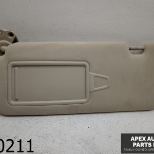 OEM 2015 Kia Cadenza 3.3L Driver Left Sun Visor With Sunroof Cloth