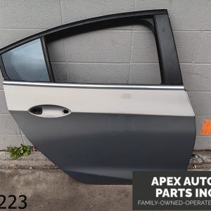 OEM 2017 Chevrolet Cruze 1.4L Right Rear Door Grey