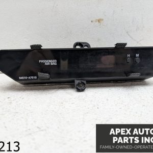 OEM 2017 Kia Forte 2.0L DIGITAL CLOCK DASH MOUNTED