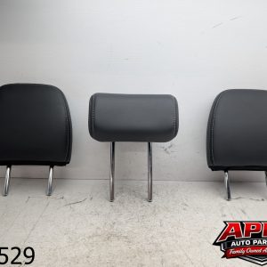 OEM 2019 Mitsubishi Outlander 2.5L 2nd Row Head Rest L&R Rear Black Leather