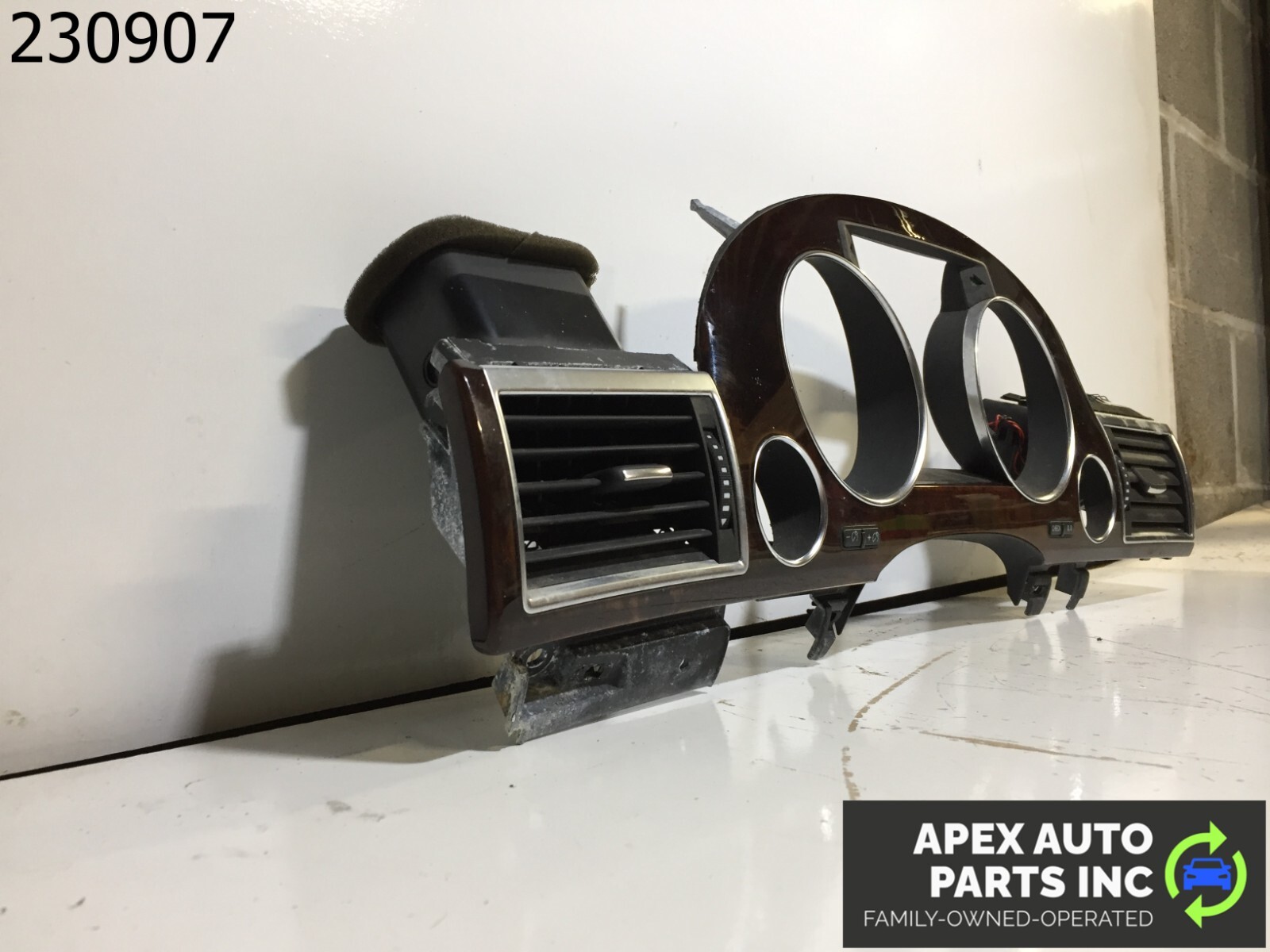 OEM Audi A8 2006 CLUSTER TRIM w/ 2 VENT GRILLES 4E1857115 OEM - Image 3