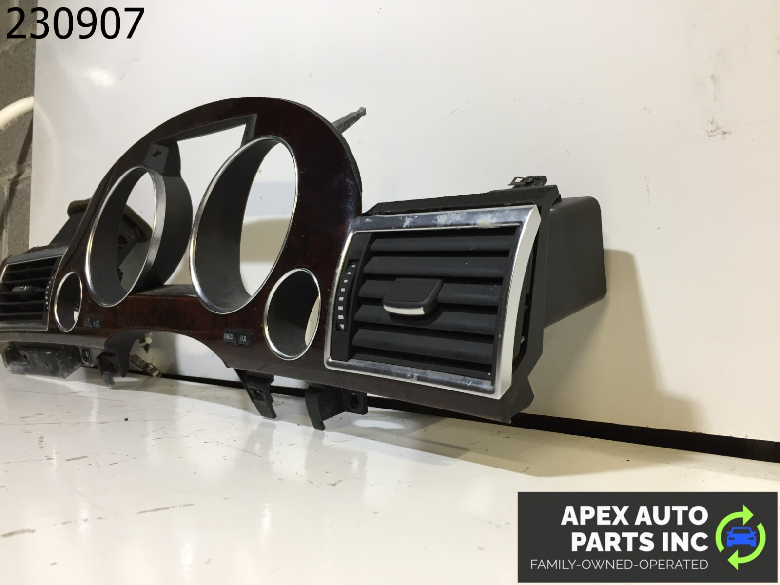 OEM Audi A8 2006 CLUSTER TRIM w/ 2 VENT GRILLES 4E1857115 OEM - Image 4