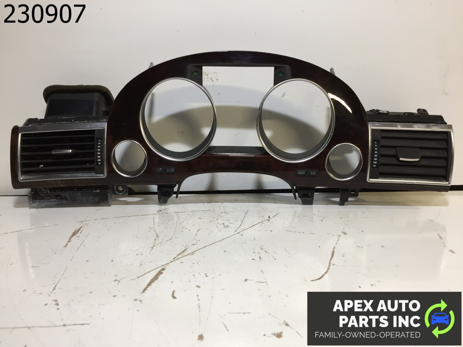 OEM Audi A8 2006 CLUSTER TRIM w/ 2 VENT GRILLES 4E1857115 OEM