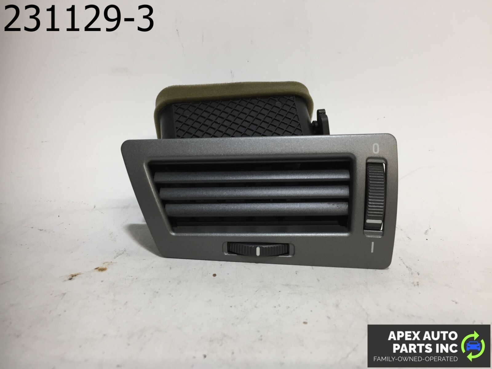 OEM BMW 745Li 2003 AC Heater Vent Driver Side Gray