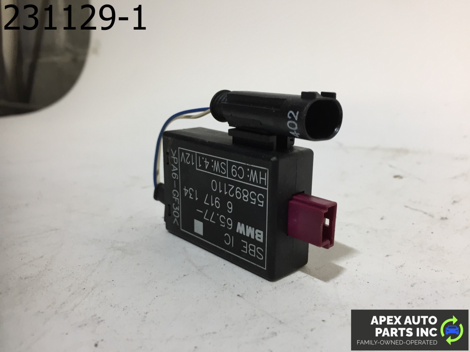 OEM BMW 745Li 2003 Front Left Seat Occupancy Sensor Module - Image 4