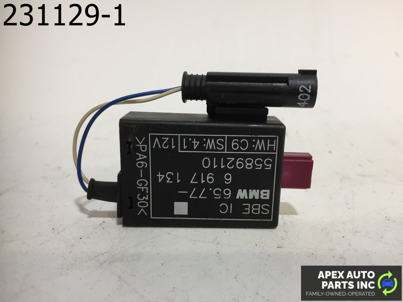 OEM BMW 745Li 2003 Front Left Seat Occupancy Sensor Module