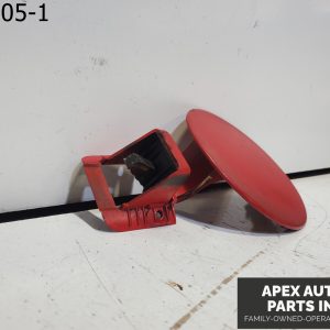 OEM Pontiac Fiero 1985 Fuel Gas Door Iid and bezel housing, red