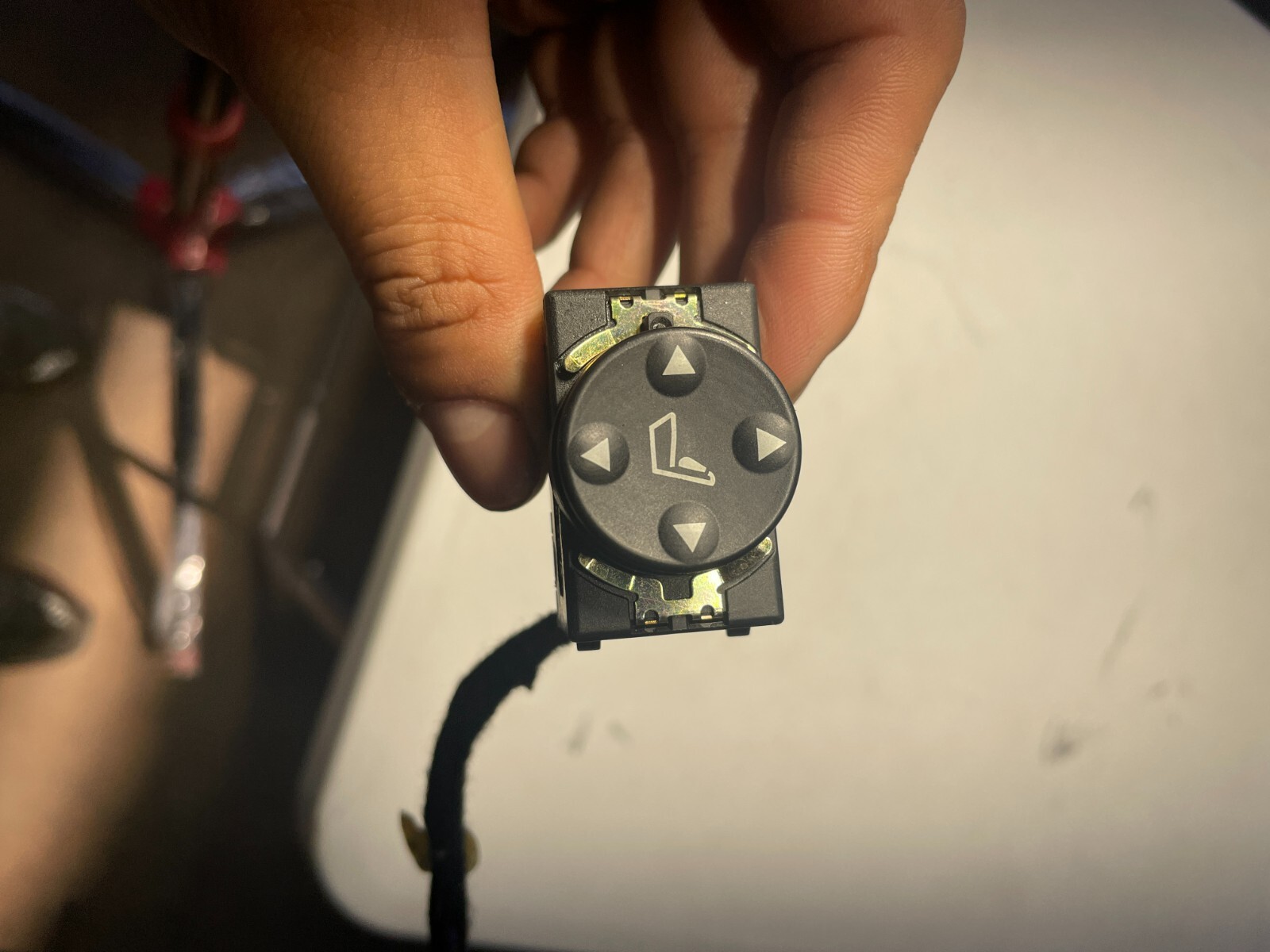 00-06 E92 E53 E90 BMW Driver Power Lumbar Adjust Seat Switch OEM Front Driver LH