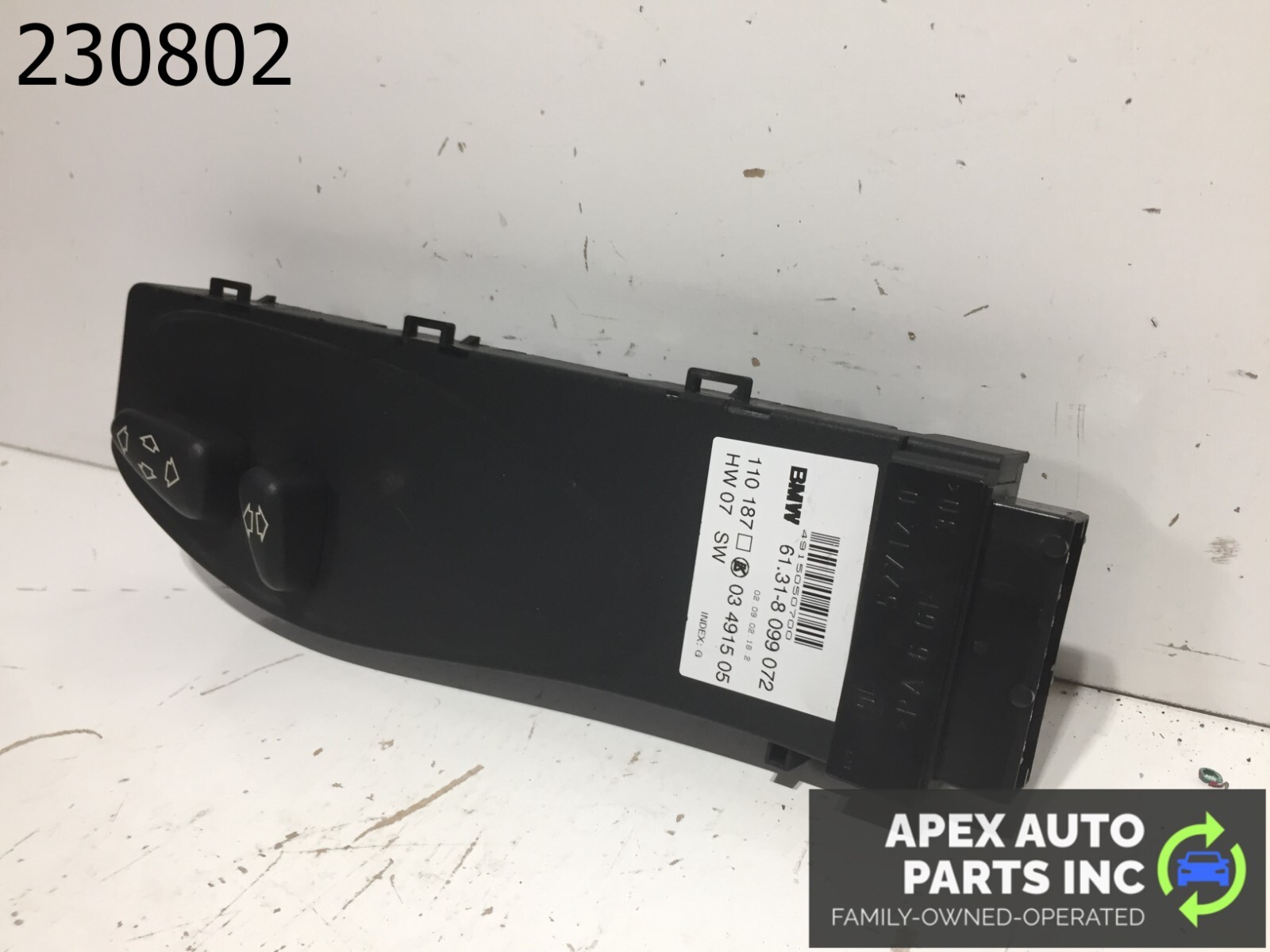 2000-06 BMW E53 X5 OEM Right Passenger Side Power Seat Control Switch Module - Image 4