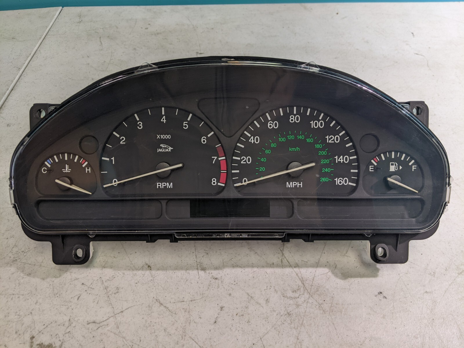 2001 2002 Jaguar S-Type Instrument Gauge Cluster Speedometer XR8F10849BL OEM
