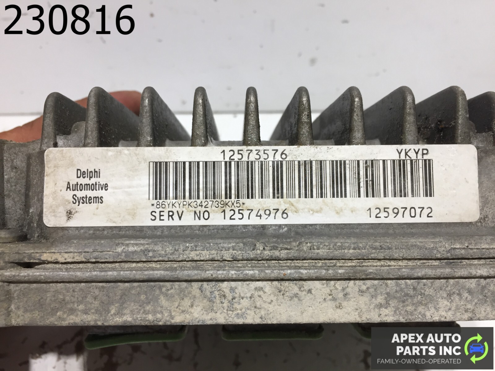 2003-05 GMC Envoy Engine Computer Module ECU ECM PCM 12574976 - Image 5