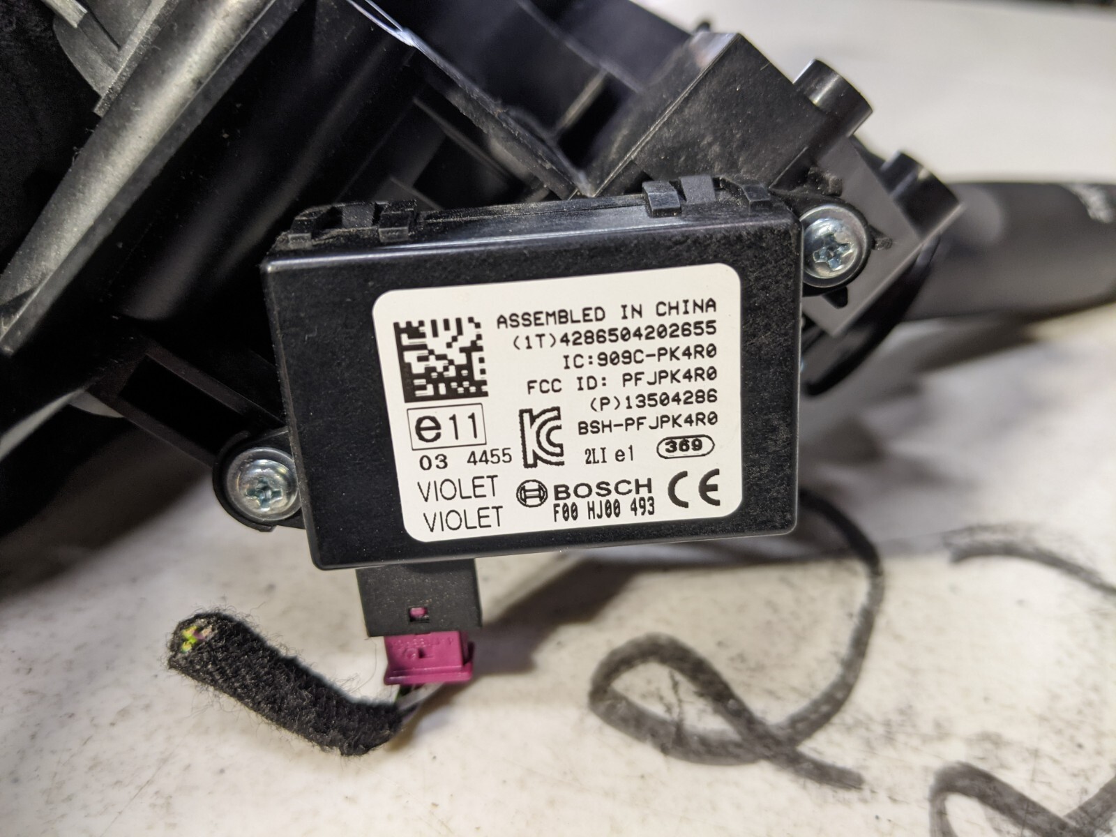 2011-2016 CHEVROLET CRUZE COLUMN TURN SIGNAL CONTROL WINDSHIELD WIPER SWITCHES - Image 6