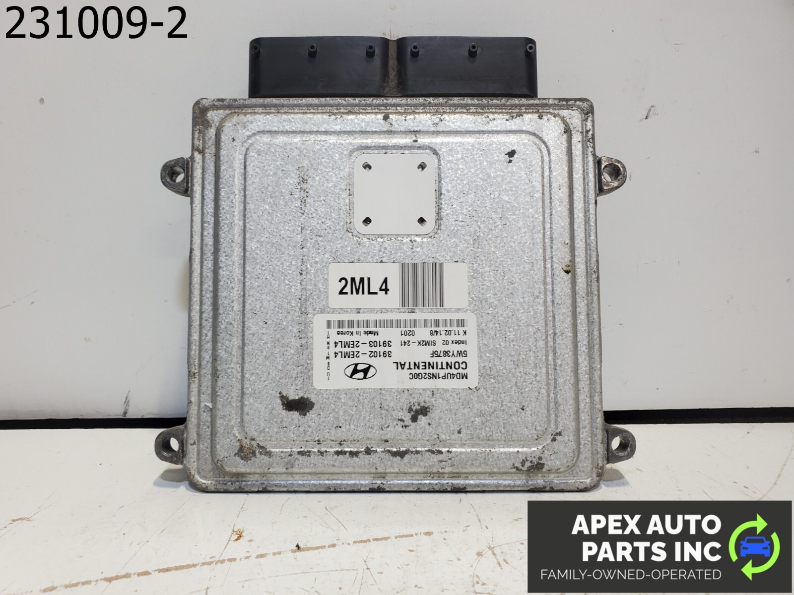 2014 - 2016 Hyundai Elantra 1.8L A/T ECM ECU Engine Control Module | 39102-2EML6 - Image 6