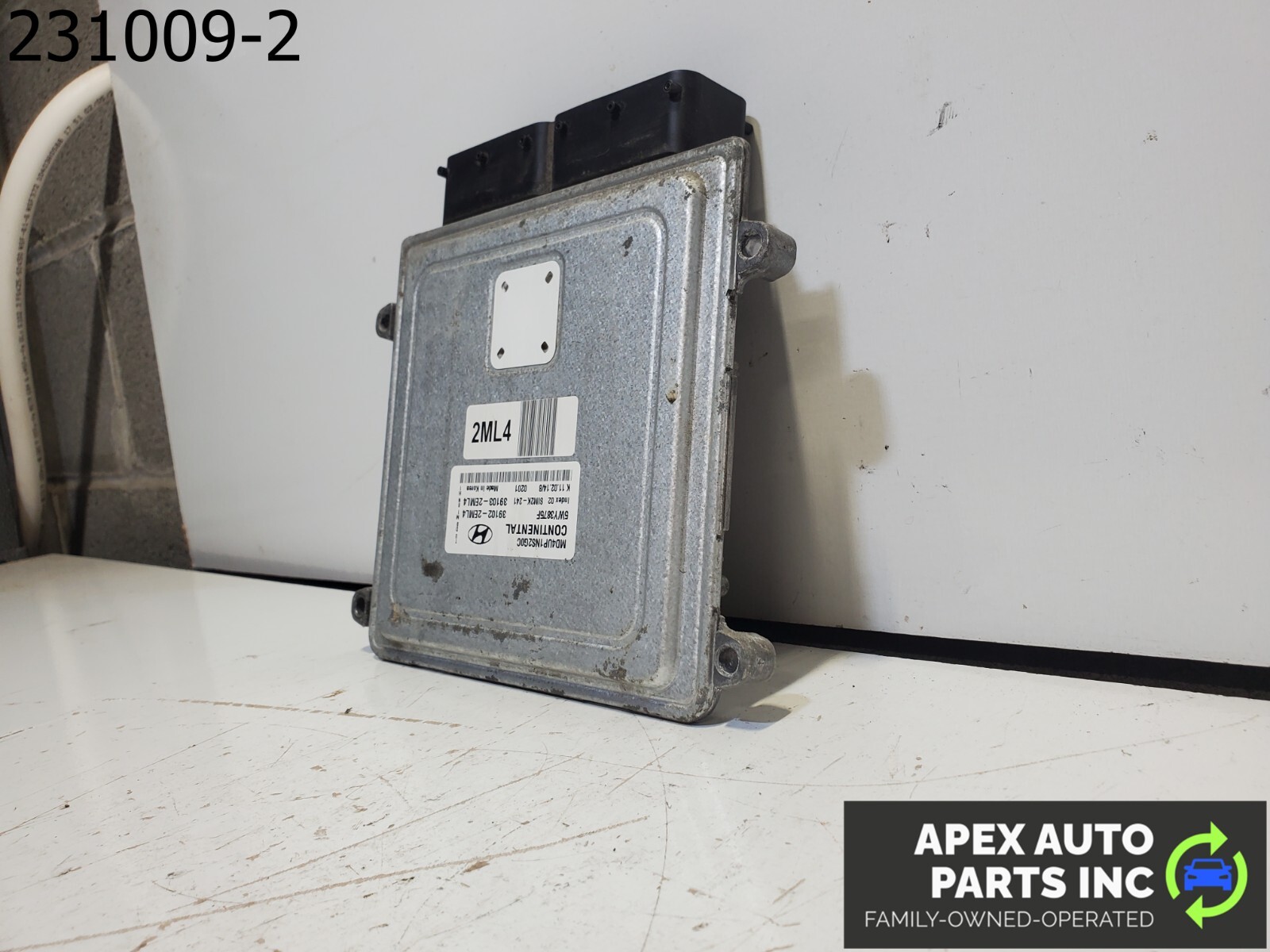 2014 - 2016 Hyundai Elantra 1.8L A/T ECM ECU Engine Control Module | 39102-2EML6 - Image 7