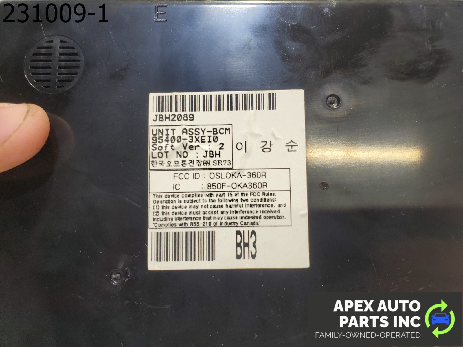 2014 Hyundai Elantra BODY CONTROL MODULE BCM COMPUTER - Image 9