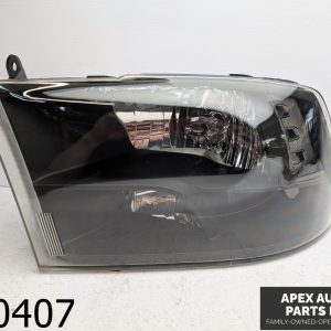 AFT 2009 Dodge Ram 1500 4.7L Halogen Headlight Left Driver BLACK HOUSING