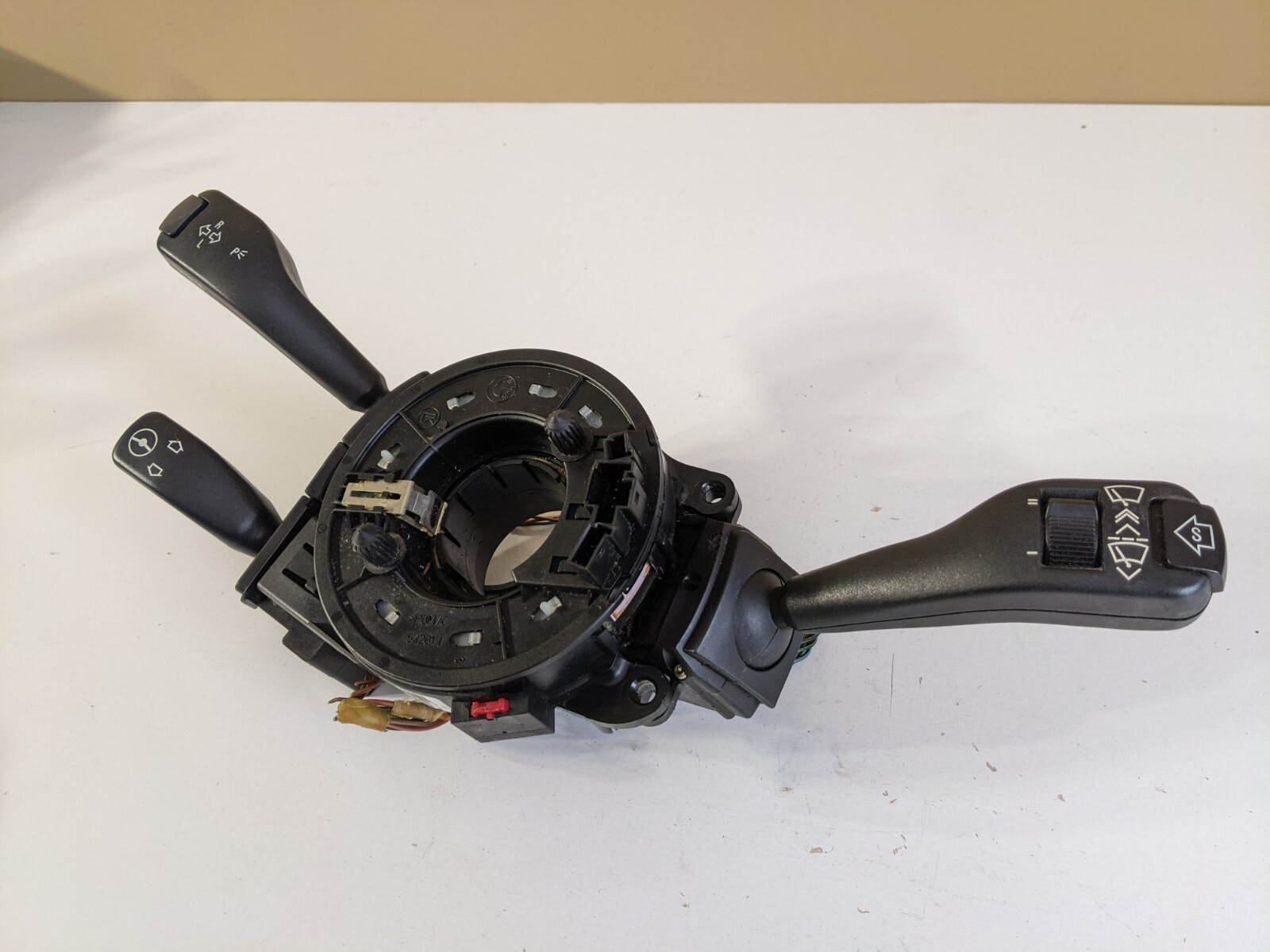 BMW E53 X5 STEERING COLUMN WINDSHIELD WIPER SWITCH WHEEL ADJUSTMENT BLINKERS OEM - Image 4