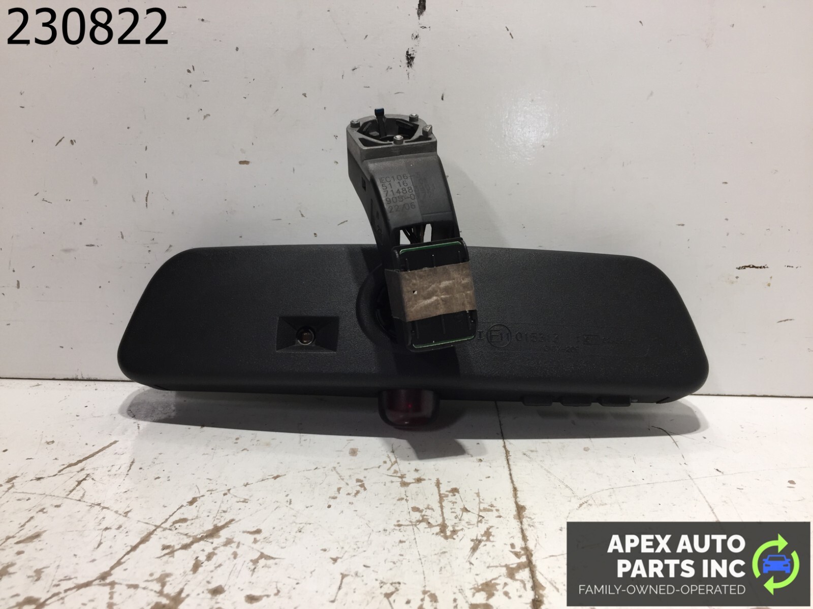 BMW E90 E82 E60 E70 REAR VIEW MIRROR HIDDEN COMPASS HOMELINK GARAGE OEM 122K - Image 5