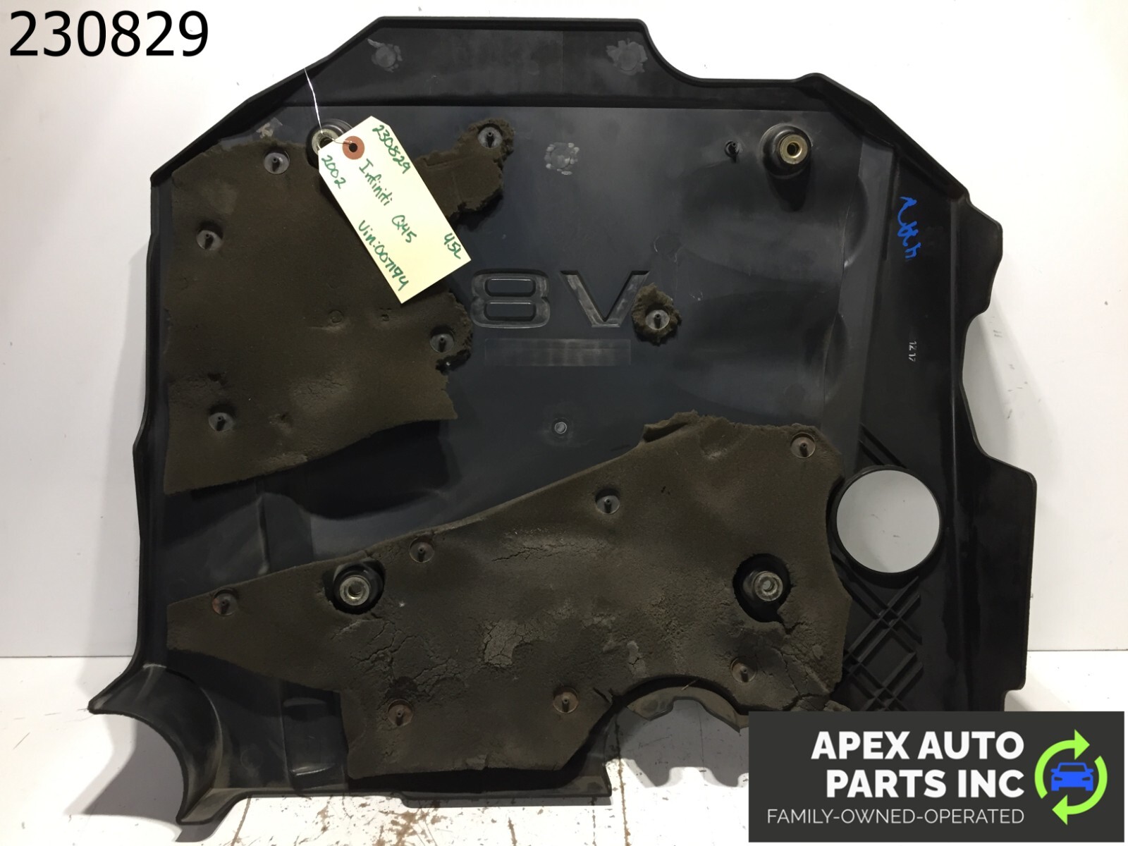 Infiniti Q45 2002 4.5L V8 Top Upper Engine Cover Shield Trim Panel 6250 - Image 5