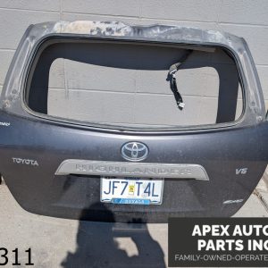 *NO SHIPPING* OEM 2008 Toyota Highlander 3.5L REAR TRUNK LID HATCH TAILGATE