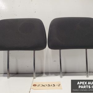 OEM 03 04 05 06 HYUNDAI TIBURON GT SEAT HEADREST HEAD REST FRONT BLACK CAR CLOTH