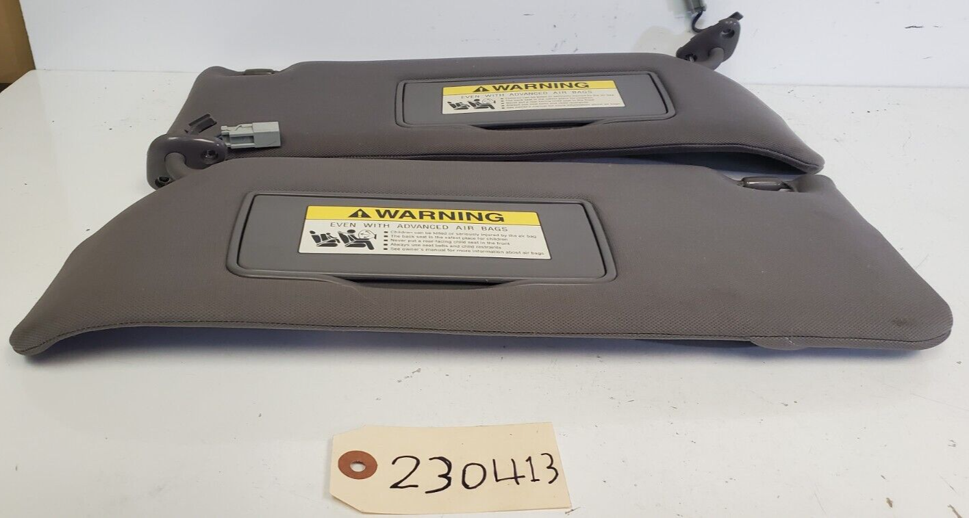 OEM 08 09 10 HONDA ODYSSEY DRIVER PASSENGER INTERIOR SUN VISOR SUNVISOR GRAY