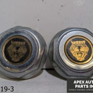 OEM 1980-1987 Jaguar XJ6 4.2L wheel center cap 2 PC SET
