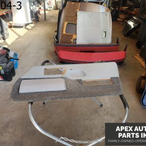 OEM 1984 Pontiac Fiero Right Interior Door Panel Power Window Gray