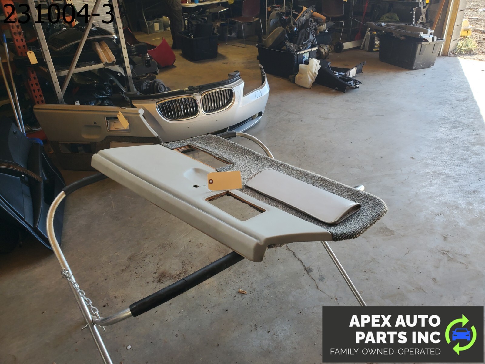 OEM 1984 Pontiac Fiero Right Interior Door Panel Power Window Gray - Image 5