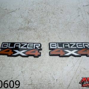OEM 1985 Chevrolet Blazer 2.8L 4X4 Side Fender Emblem Logo Badge 2 PC set