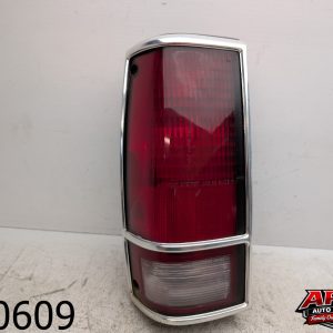 OEM 1985 Chevrolet Blazer 2.8L Driver Tail Light Chrome Bezel