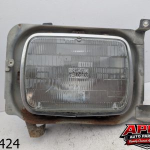 OEM 1985 Saab 900 Turbo Right RH Passenger Headlamp Headlight Assembly W/ Bucket