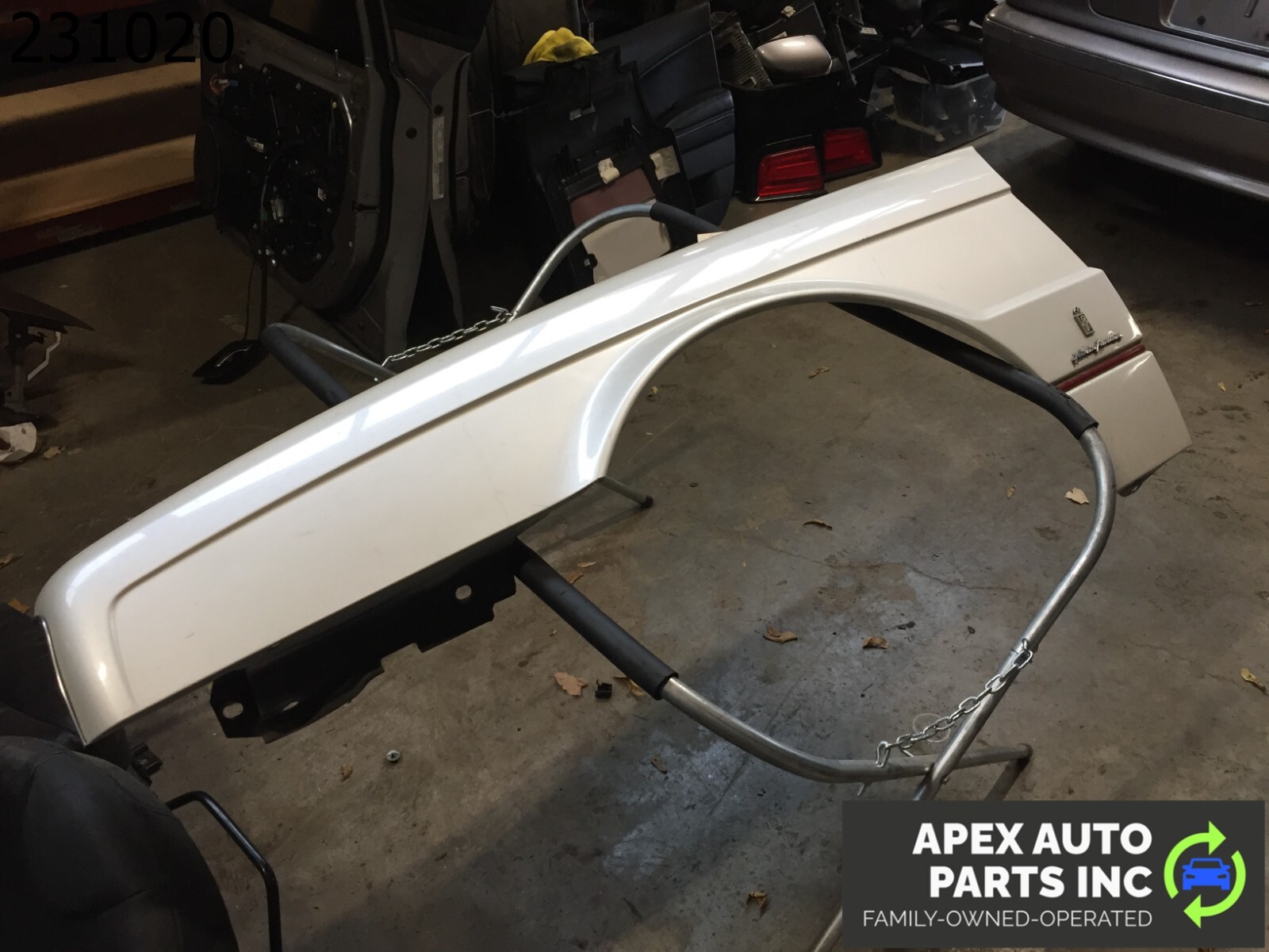 OEM 1990 Cadillac Allante Front Left Fender Silver - Image 3