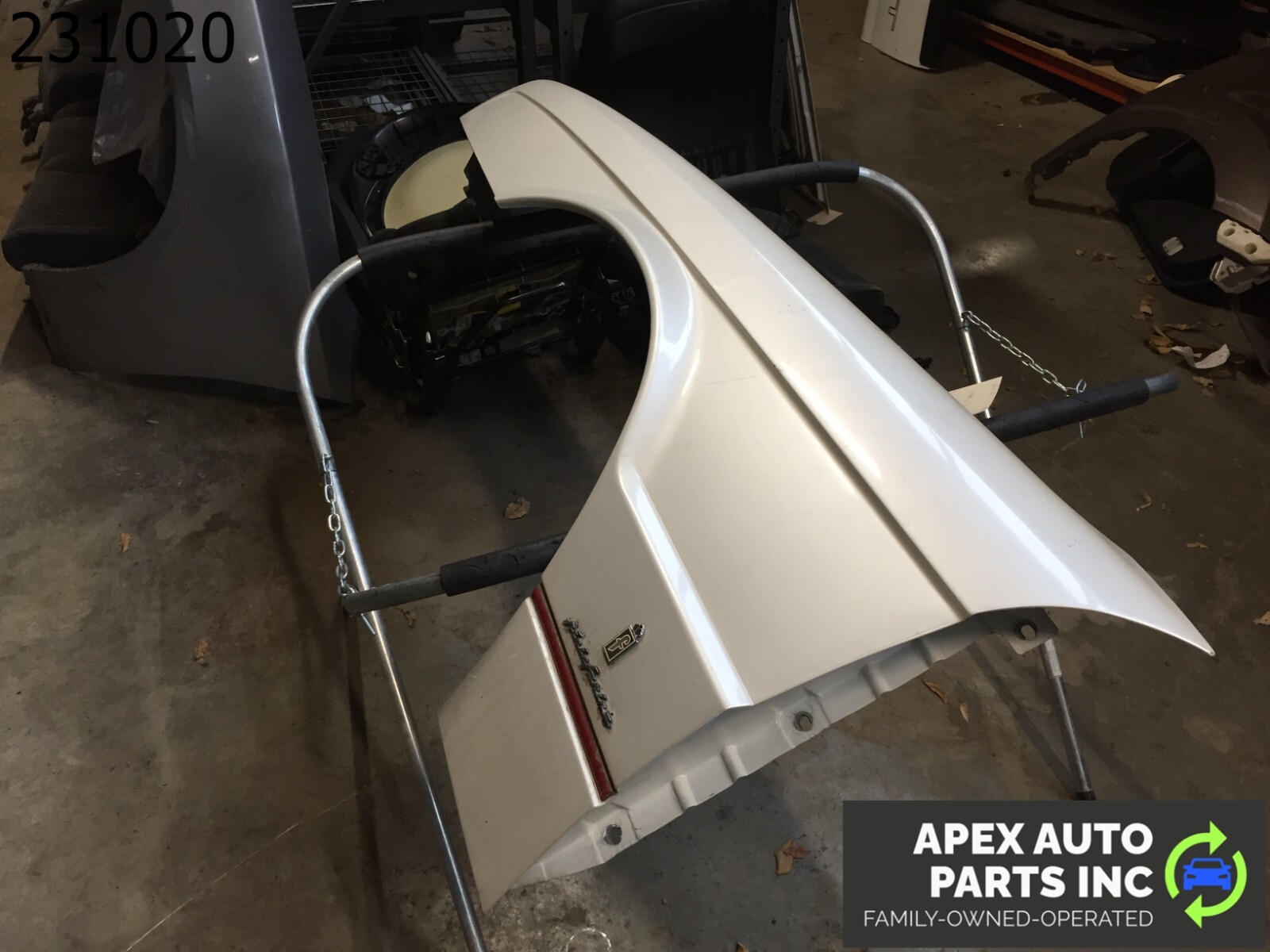 OEM 1990 Cadillac Allante Front Left Fender Silver - Image 4