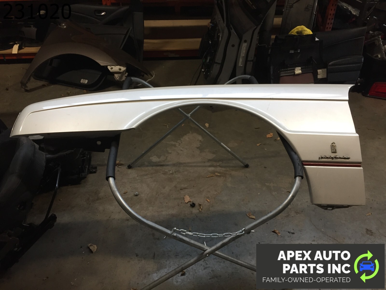 OEM 1990 Cadillac Allante Front Left Fender Silver