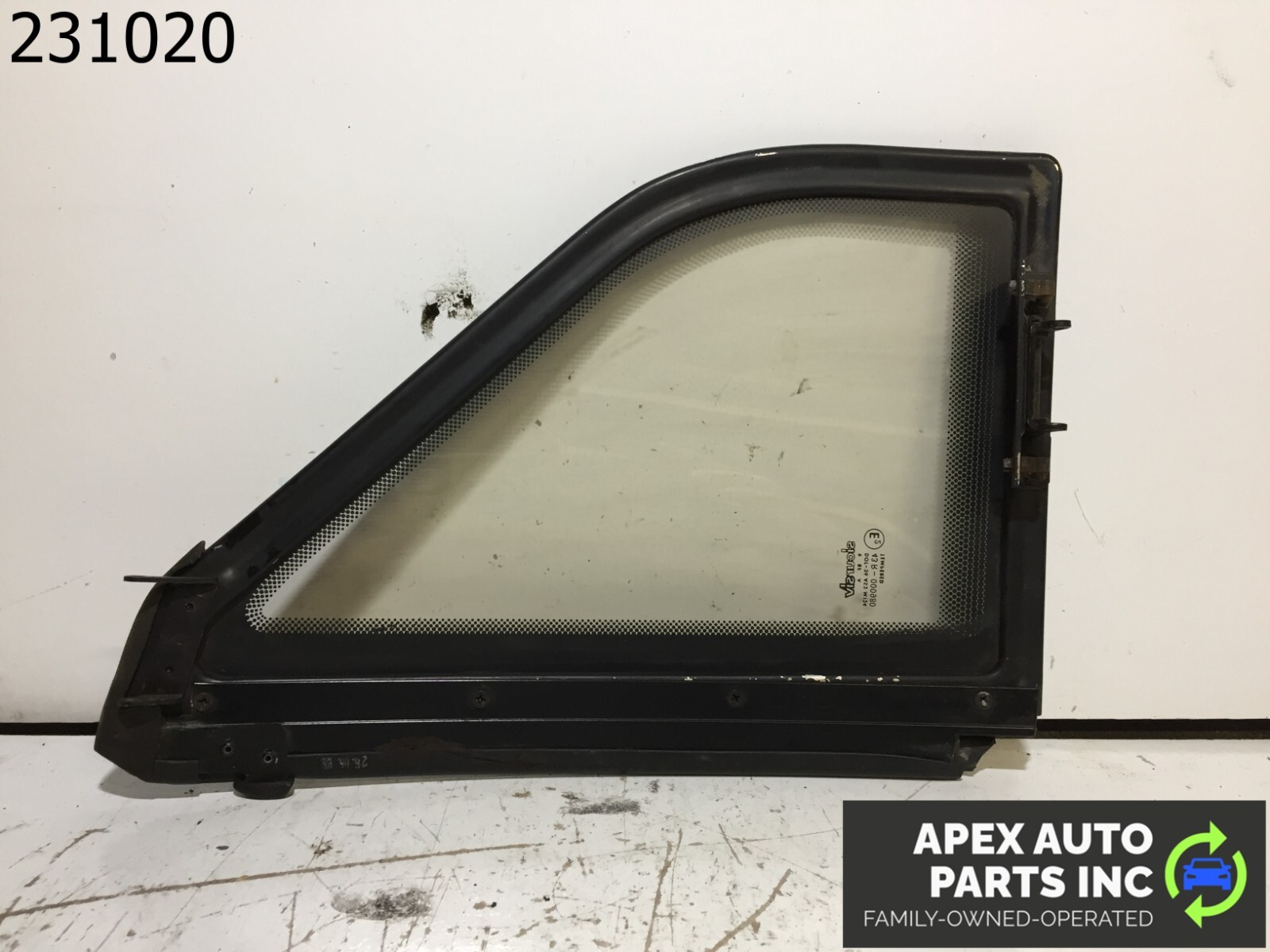 OEM 1990 Cadillac Allante Passenger Right Quarter Glass Soft Top - Image 5