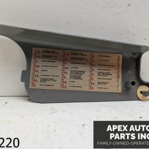 OEM 1990 Jaguar XJ6 4.0L FRONT LEFT SIDE LOWER FUSE BOX COVER