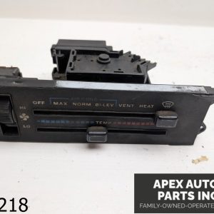 OEM 1991 Jeep Cherokee 4.0L Climate Control Panel
