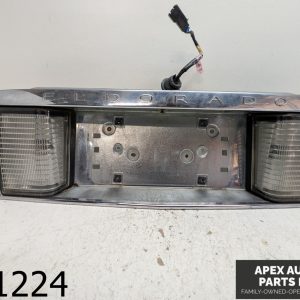 OEM 1999 Cadillac Eldorado 4.6L Rear Trunk License Plate Trim