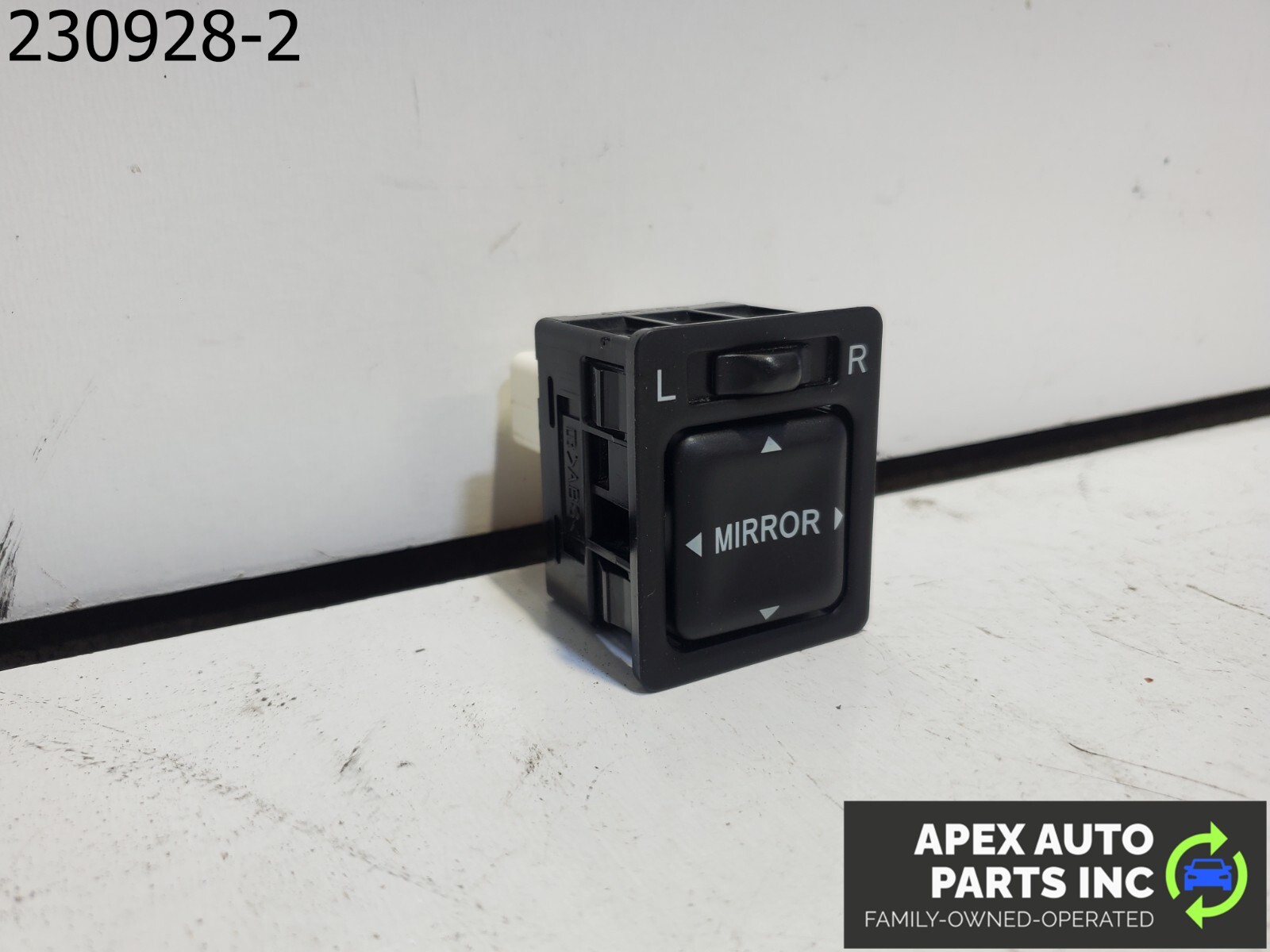 OEM 2001 LEXUS RX300 SIDE VIEW MIRROR CONTROL SWITCH BLACK - Image 3